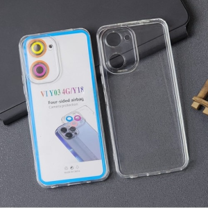 PREMIUM CASE VIVO Y100 (IDN) / VIVO Y01 / Y03 / Y15S / Y15A / Y18 / Y18E / Y22S / Y28 4G / Y35 2022 / Y02 / Y02T / V15 SOFTCASE PREMIUM TPU CASE AIRBAG ANTI SHOCK BENING TRANSPARAN