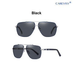 CAREVISY Trendy Polarized Sunglasses UV400 Protection Anti Glare Driving Fishing Outdoor Sunglasses for Adults Men Women