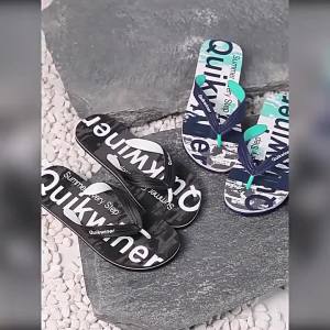 Large Size MenS Summer Retro Flip-Flops Soft Thick-Soled Beach Shoes Non-Slip Outdoor Sandals