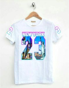 Kaos Number Angka 23 New York Baju Nomor Pria Wanita Ready Viral