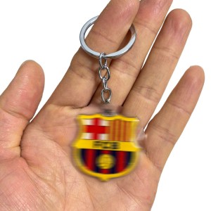 Alloy emblem keychain Color Key Ring Club Real Madrid Riyadh Victory Inter Milan Machel West Paris Football Small Pendant