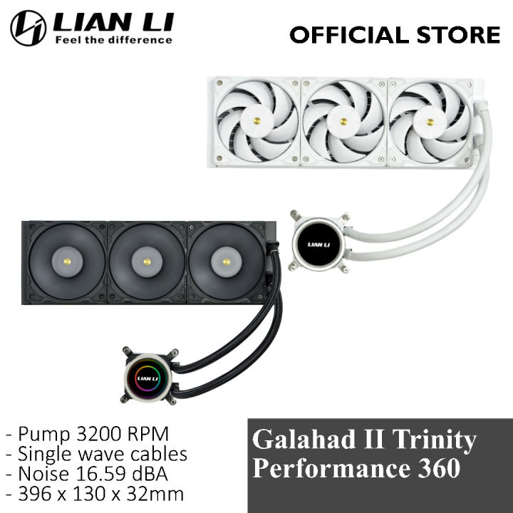 LIAN LI Galahad II Trinity PERFORMANCE AIO 360mm AllInOne ARGB COOLER