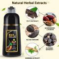 Black Hair Dye Shampoo 3 in 1 for Gray Hair, Hair Color Shampoo for Women and Men, Instant Shampoo Hair dye-100% Grey Hair Coverage (16.9 Fl oz). 