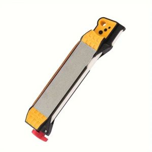 SKJK Carborundum Outdoor Multifunctional Sharpener Double-Sided Handheld Sharpening Tools Kitchen Tools Small Sharpening Stone Outdoor