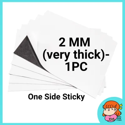 🇸🇬 A4 Magnetic Sheets with Adhesive DIY Ref Magnet 1 Sheets
