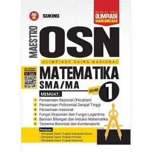 Buku Maestro OSN Olimpiade Sains Nasional Matematika SMA/MA : Memuat Soal Olimpiade Mancanegara
