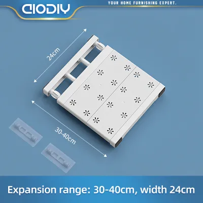 AIODIY No nail needed Cabinet Divider Partition Wardrobe Shelf Wardrobe Organizer Shelf Adjust Closet Organizer Clothes Storage Organizer Cabinet Organizer Divider