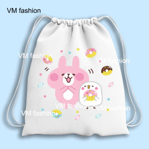 Tas Serut dan Totebag Kanvas Motif Lucu & Cute Bahan Kanvas Tebal Berkualitas