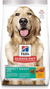 Hills Science Diet Dry Dog Food Perfect Weight for Healthy Weight & Weight Management Chicken Recipe 28.5 lb. Bag