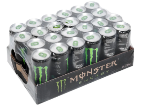 Nước tăng lực có ga MONSTER đen energy lon 355ml