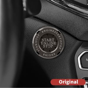 Zinc Alloy Auto Car Engine Push Start Stop Button Cover Car Decoration Accessories