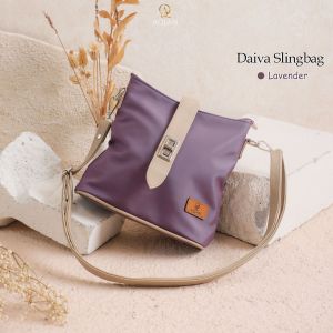 Tas Selempang Mini Beresleting Tengah Daiva Slingbag Dari Aqlan