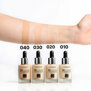 Kem nền mềm mịn kiềm dầu mỏng nhẹ lâu trôi Catrice HD Liquid Coverage 30ml - Đức