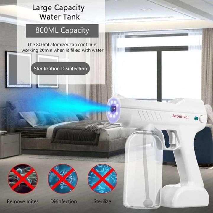 [SG Stock]Sanitizer Spray Machine Handheld Disinfection Blue Ray Spray