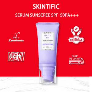 SKINTIFIC Matte Fit Waterproof Serum Sunscreen SPF50+/PA++++ | The cool and light texture is suitable for oily and prone-to-acne skin