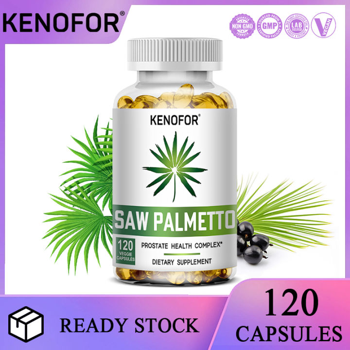 KENOFOR Saw Palmetto Supplements for Prostate Health Supports Men's