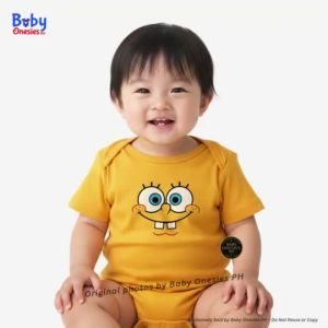 SpongeBob SquarePants Baby Onesie 0–12 Months 100% Cotton Soft Infant Bodysuit