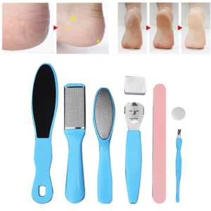 Promo Alat Perawatan Kaki Manicure Pedicure Foot Car Scaper Set 8 in 1