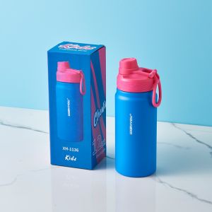 OUTDOORMORE New spray-painted 500ml multi-color sports water bottle with a straight drinking spout