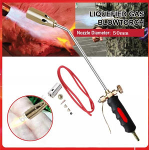 ที่เผาขาหมู เผายางมะตอย ใช้ได้กับข้อต่อแก๊ส หัวจุดแก๊สหัวเชื่อมแก๊สเหลวแบบสวิตช์เดี่ยวรองรับการเชื่อมออกซิเจนอะเซทิลีนโพรเพน 50มม