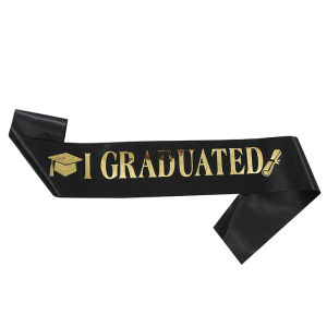 Congratulation Graduation Sash Graduation Decoration Set 2025 Graduation Shoulder Strap Party Needs