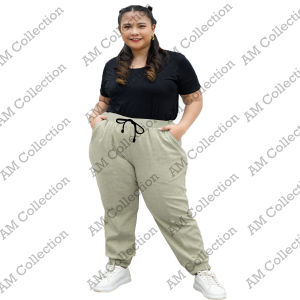 Celana Jogger Polos Wanita Premium Size Jumbo / Celana Training Joger Santai Perempuan Big Size