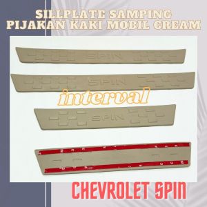 Sillplate Samping Pijakan Kaki Mobil Chevrolet Spin Sill Plate Cream