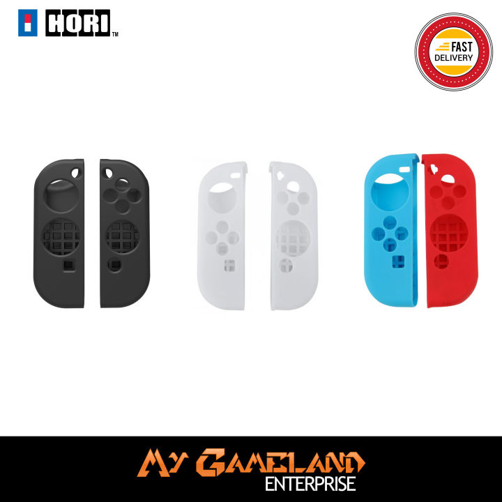 Hori Nintendo Switch Joy Con Silicone Case (Black / White / Neon Red