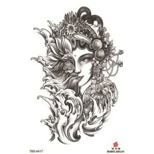 Tattoo Temporer Tahan Air Motif Floral Zaril - Paket TBS-8417