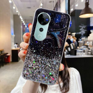 Casing for Vivo V40 Pro 5G / Vivo V40 2024 Phone Case Soft Silicone Bling Glitter Transparent Clear Shockproof Cover for VivoV40 V40Pro VivoV40Pro Soft TPU Clear Cases