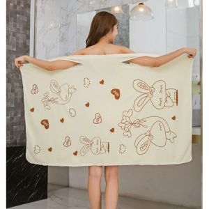 Baju handuk mandi kimono dewasa microfiber 80x135 multifungsi