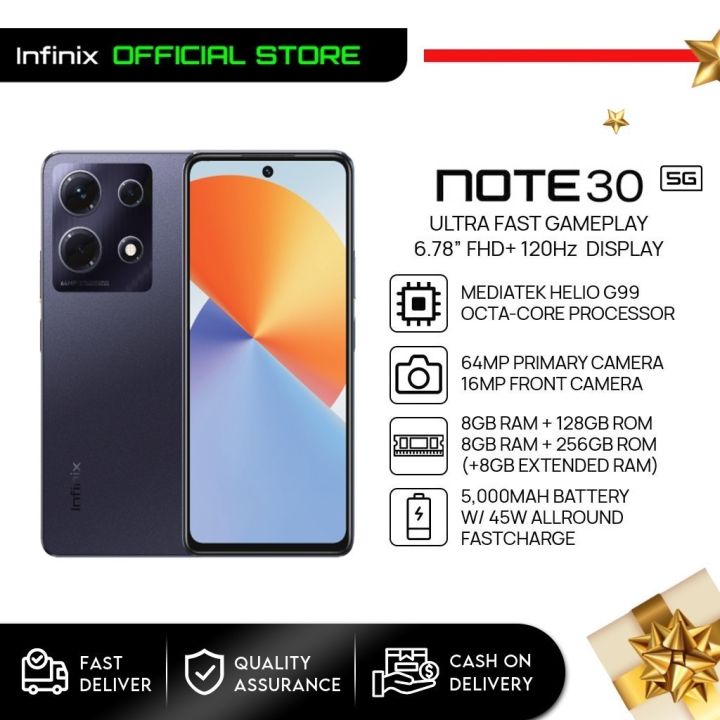 Infinix Note 30 smartphone original 2023 Android Cellphone 8GB+512GB ...