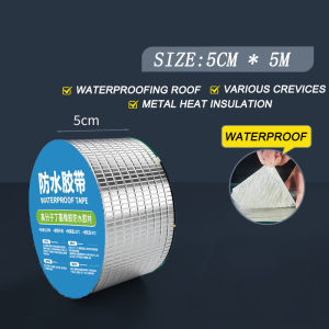 Tape For Roof Leak House Cracks Butyl Aluminum Foil Tape Repair Of Water Pipes Leak Proof