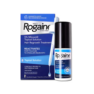 Mens Rogaine Topical Solution Liquid MinoxidiI 5% Extra Strength Hair Regrowth Treatment 60ml/Month