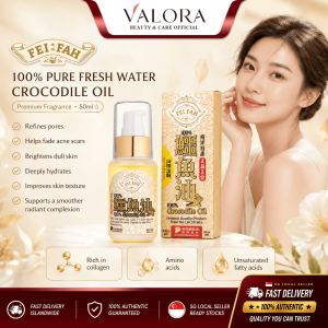 Fei Fah 100% Crocodile Oil 50ml 【SG】 | Premium Fragrance| Skincare Oil Dry Skin Pores Acne Marks & Dull Skin | 鳄鱼油
