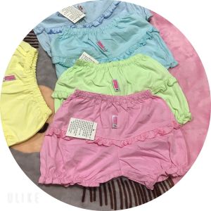 Combo 5 quần đùi quần ngắn cộc bé gái 100% Cotton Kiểu bèo Phồng 9-18kg hiệu miut