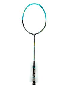 Mizuno JPX 3 Rage Raven Grey - Peacock Blue Raket Badminton