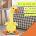 Dancing Duck Electric Duck Plush Toy Singing English Version Dancing Talking Duck Duck Stuffed Toy Interactive Repeating Talking Duck Kids Gift. 