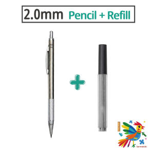 0.3/0.5/0.7/0.9/1.3/2.0mm Metal Mechanical Pencil set Art Drawing Student Office Supplies Automatic Pencil