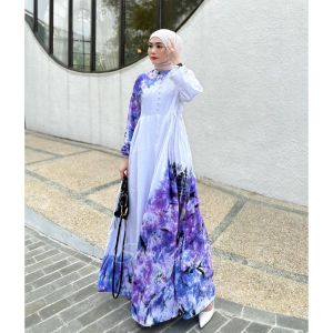 gamis rayon candi mekar shaldabatik ld95-ld140 velvet dress
