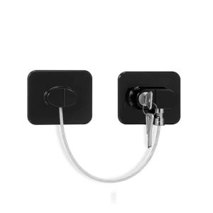 Refrigerator Door Lock Strong Adhesive Freezer Door Lock File Drawer Lock Child Safety Cupboard Lock with Key