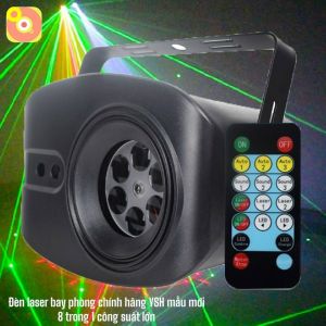 Đèn chiếu laser YSH được tích hợp cảm ứng nhạc-Thế hệ mới cảm ứng âm thanh tự động kết hợp 3 hiệu ứng họa tiết đa dạng phong phú
