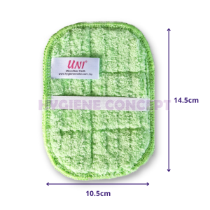 UNI Microfiber Scrub Pad / Cleaning Pad / Cleaning Tool Cleaner / Scouring Pad / Dish Washing Pad / Kitchen Tools/双面粗细清洁布