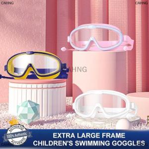 [COD] CAHNG แว่นตาว่ายน้ำกรอบใหญ่สำหรับเด็กพร้อมที่อุดหูแว่นตาว่ายน้ำป้องกันการเกิดฝ้าสำหรับเด็กแว่นตาว่ายน้ำสำหรับเด็กผู้ชายเด็กผู้หญิงแว่นตาว่ายน้ำชายหาด