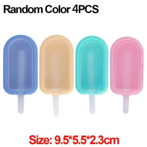 1/2/4pcs Silicone khuôn kem que tái sử dụng ICE Pops khuôn tự làm nước trái cây sữa sô cô la trái cây khuôn kem