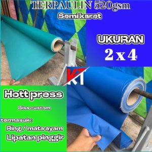 Terpal Semi Karet/PVC Ukuran 2x4 Meter Super Tebal Dan Sangat Kuat