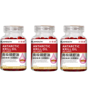 [Smooth and worry-free] Antarctic Krill Oil Gel Softgel Natural Shrimp Oil Nutrients for Physical Fitness Immunity Boost Complex Nutrition