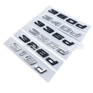 Applicable to BMWs new 3 series displacement word mark 350d 340d 335d 330d 318d rear tail label displacement labeling