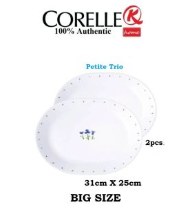 CORELLE Oval Serving Plate 31cm x 25cm 2pcs.