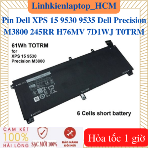 Pin Laptop Dell XPS 15 9530 9535 Dell Precision M3800 245RR H76MV 7D1WJ T0TRM – pin TOTRM 61W